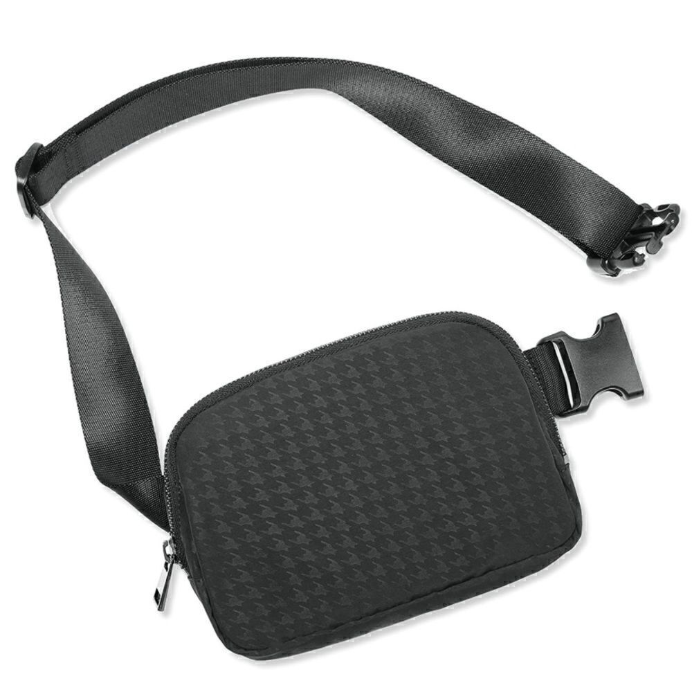 Black Pattern Fanny Pack  - Picture 2 of 4